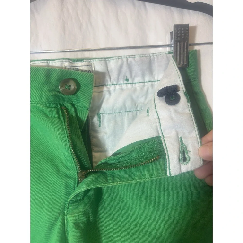 The Children's Place Boys Size 6 Green Pull On Cargo Shorts‎ P7